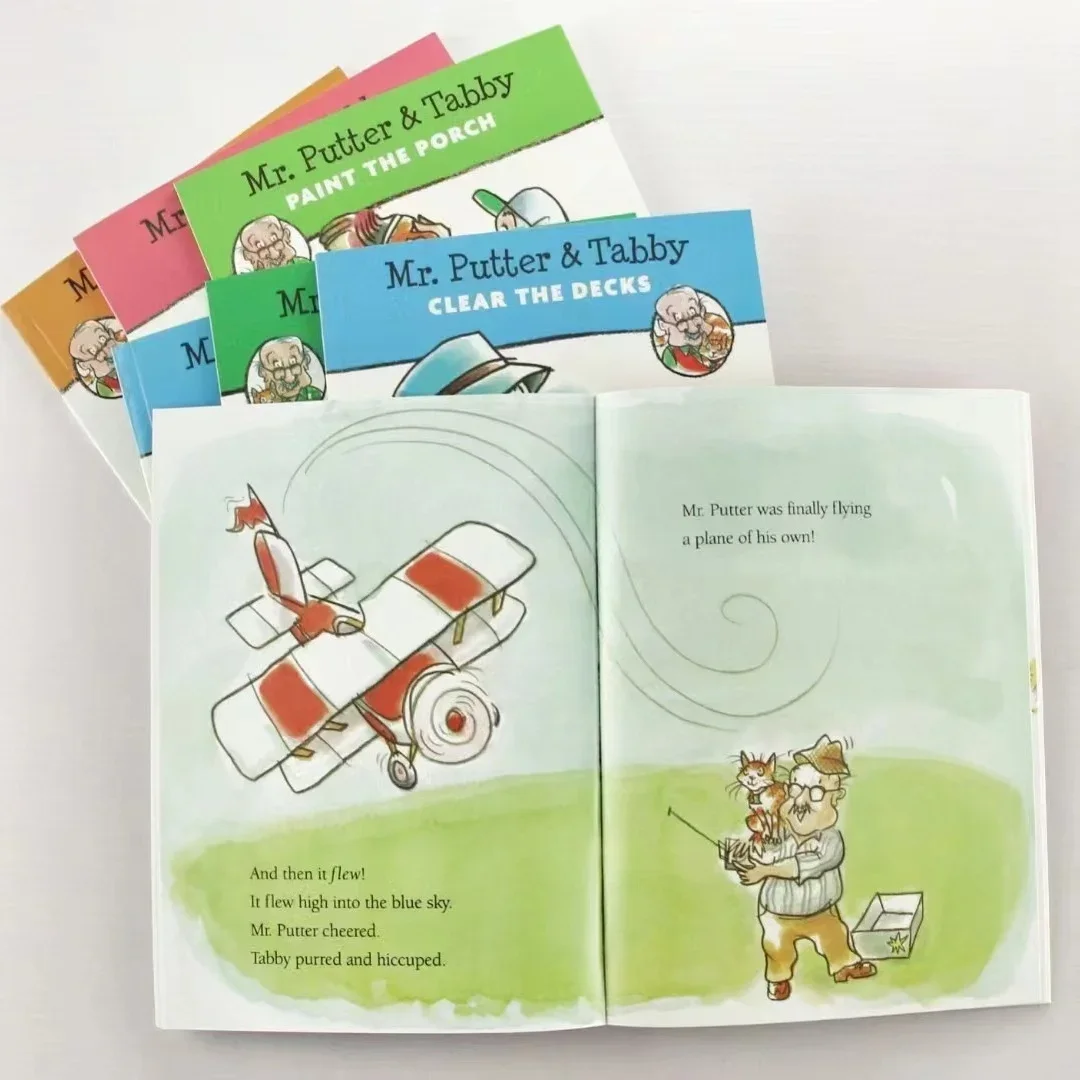 Imagem -05 - Putter e Tabby Childrens Elementary Chapter Novels Inglês Livro de Leitura História em Quadrinhos 25 Pcs Mr.