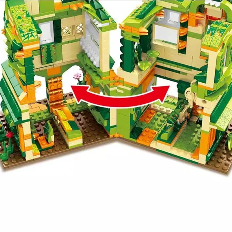 SEMBO dinosaur building blocks dual-form Spinosaurus model small particle insert children\'s toy figure Christmas birthday gift
