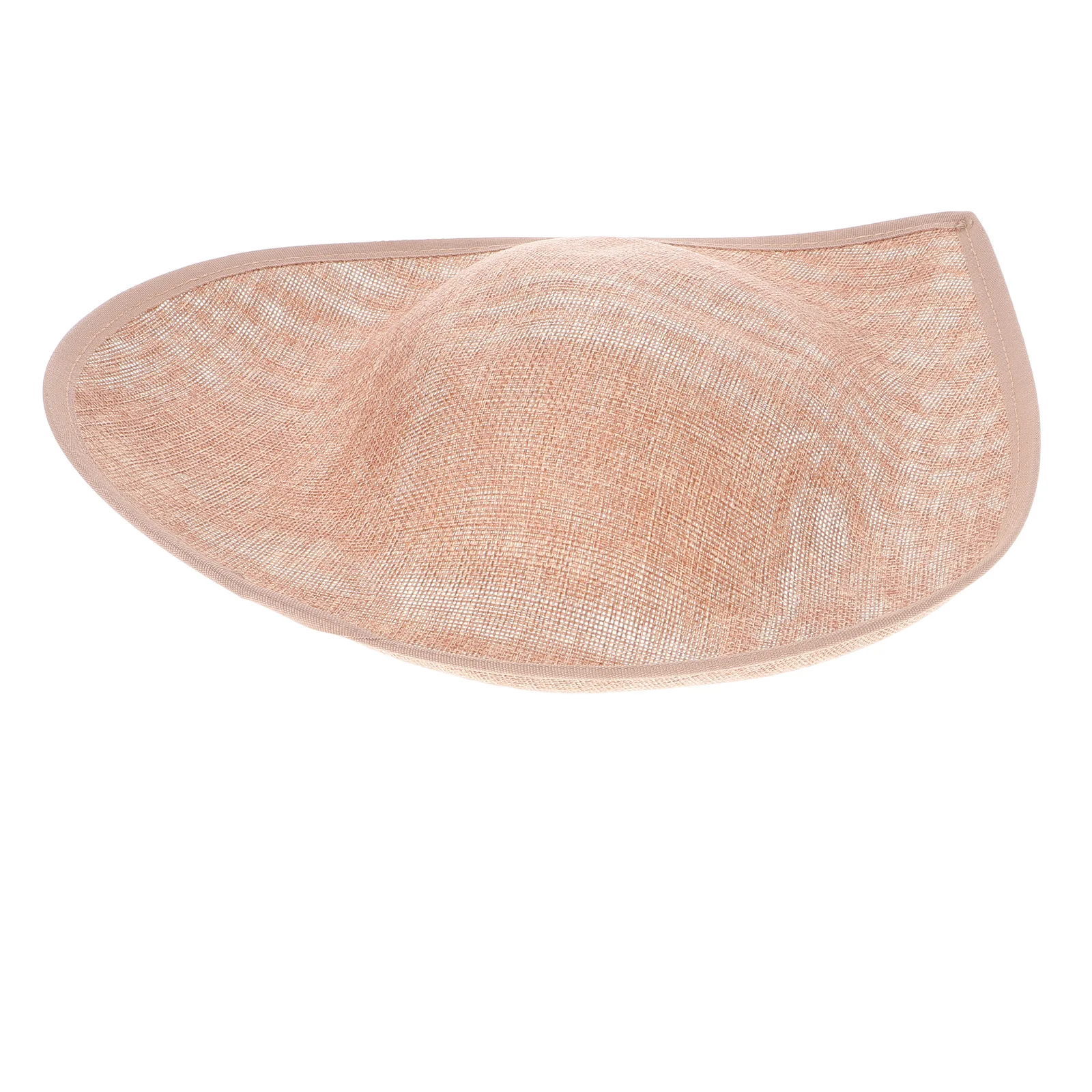 

Heart-Shaped Polyester Hat Base Large Gray Women Bride Horse Racing Event Breathable Sturdy Cap Making Base DIY Headwear Support