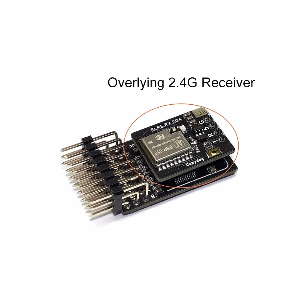 CRSF ELRS Convert PWM 8 CH Converter Board V2 Support High Voltage Servo 6S V Return elrs3.0 All Channel