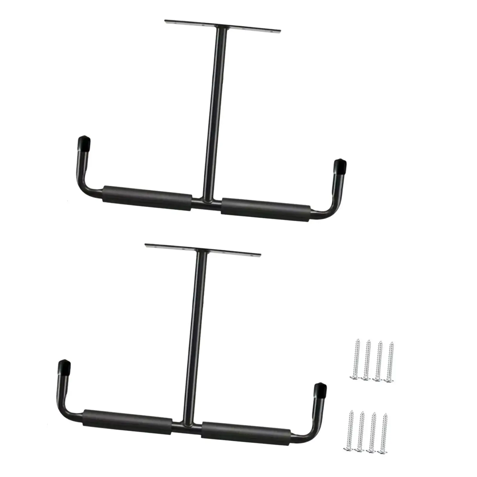 Wear Resistant Steel Overhead Ceiling Hooks Thickened Heavy Load Hanger Rack for Garage Fishing Rod Skateboard