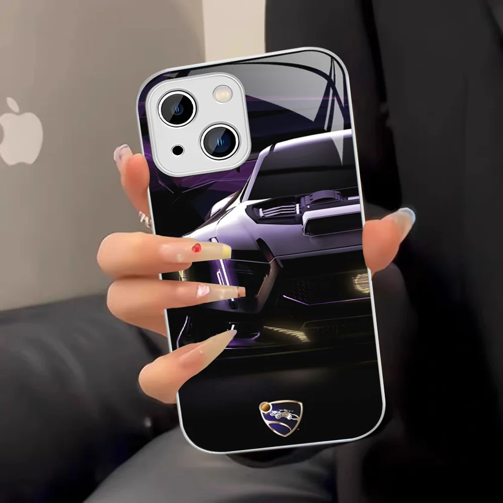 Rocket League Phone Case Tempered Glass For Iphone 14 13 12 11 Pro Mini XS MAX 14Plus X XS XR Cover