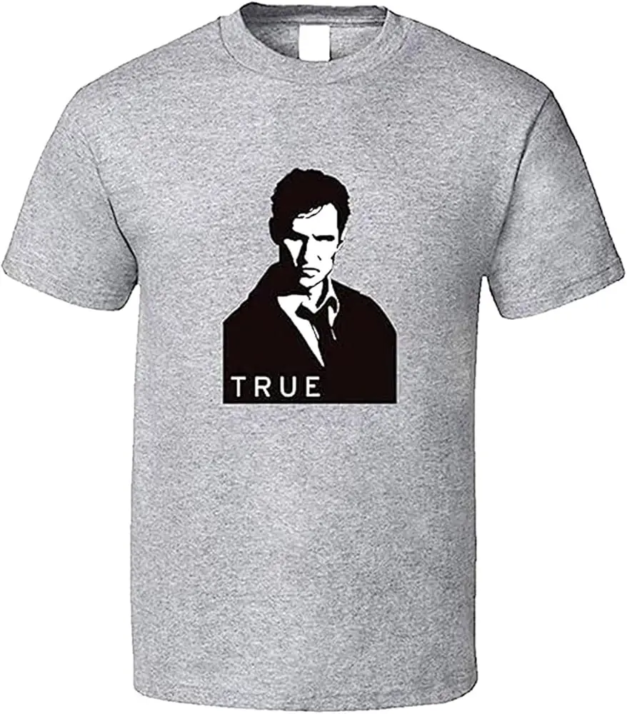 True Detective Rust Cohle Gray Casual  High Quality 100%Cotton Short Sleeve