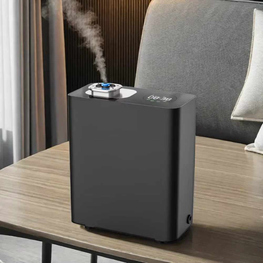 Difusor de aroma sem água inteligente WiFi com controle inteligente Venda quente Máquina de tomada elétrica para uso doméstico 1 ano de garantia