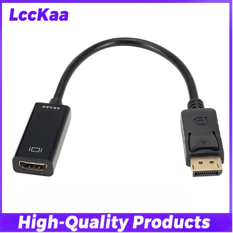 4K DP naar HDMI-compatibele kabel DisplayPort naar HD-adapter Man-vrouw voor laptop PC Display Port naar HDMI-compatibele converter