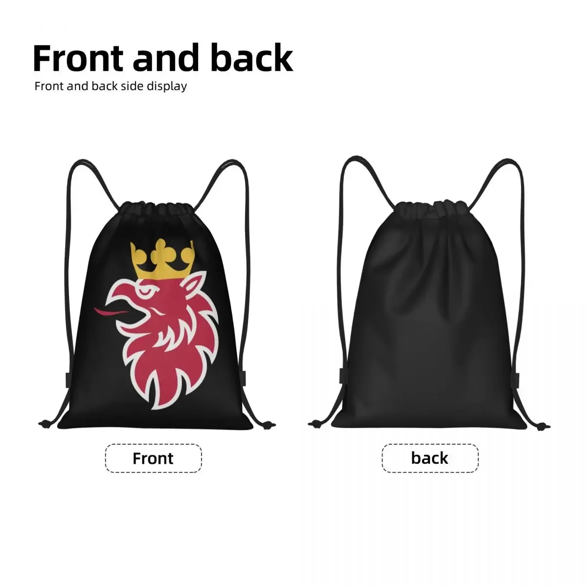 Custom Sweden Saabs Scanias Drawstring Backpack Sports Gym Bag For Men Women Shopping Sackpack