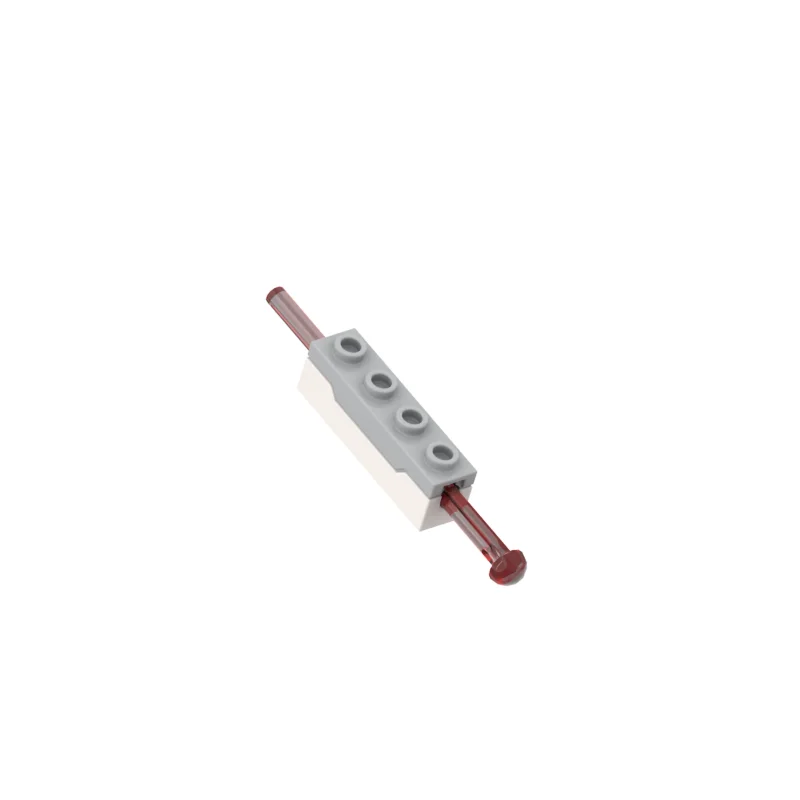 1 PCS MOC Bricks 15400 1X4 Bullet Launcher (finished product) needs processing For Building Blocks Parts DIY High-tech 15303