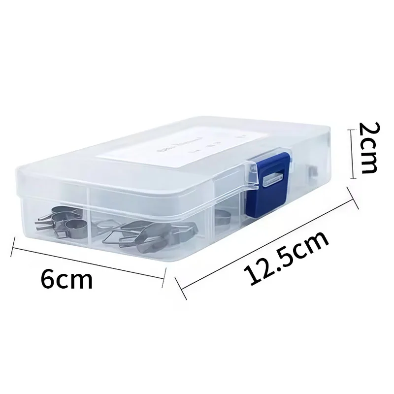 40Pcs/BoxDental Spacer Retainer Baby Tooth Retainer Cheek-Side Guide Retainer Preformed Orthodontic Appliance Dental Consumables