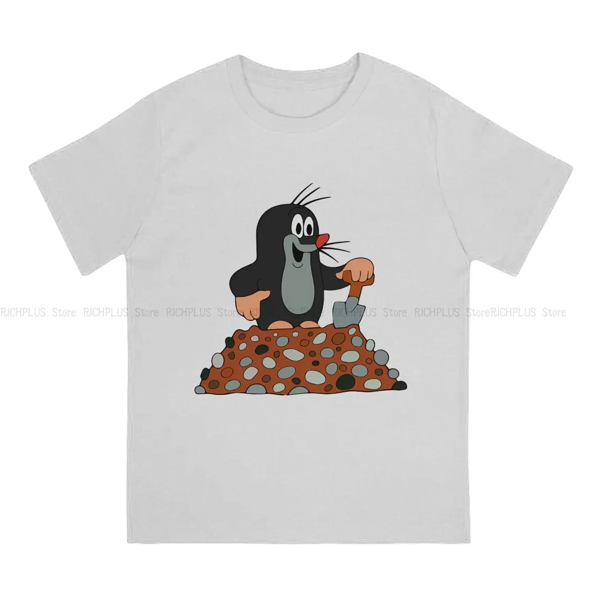 The Little Mole Newest TShirt for Men Basic Round Collar Polyester T Shirt Hip Hop Gift Clothes OutdoorWear