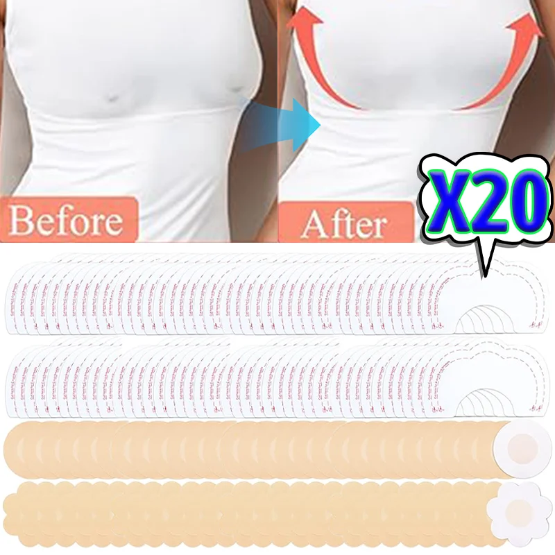 Tape Lift Breast Nipple Cover, Invisible Enhancer, Push Up Clear Bra, Peito Lift Up, auto-adesivo, adesivos sem costura, acessórios, novo