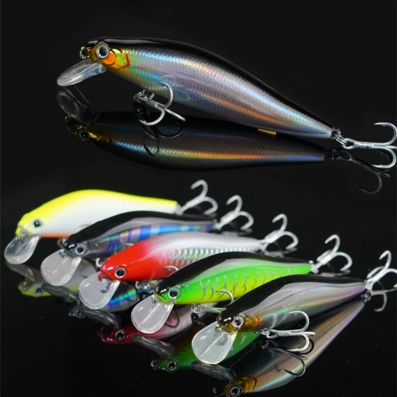 Sinkender Minnow-Spinnköder 5g 7g 10g 14g Angelköder 10cm Nadelköder Vibrierender Wobbler Salzwasser-Hardbait – Detail 4