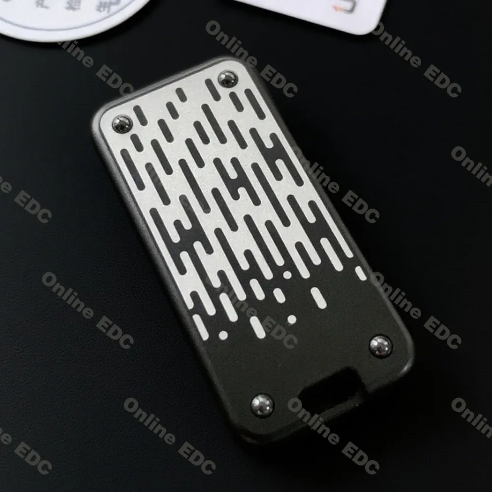 Used EDC Toys JUZHEDC Aluminum Fidget Slider Anxiety Toys For Adults Office Desk Accessories