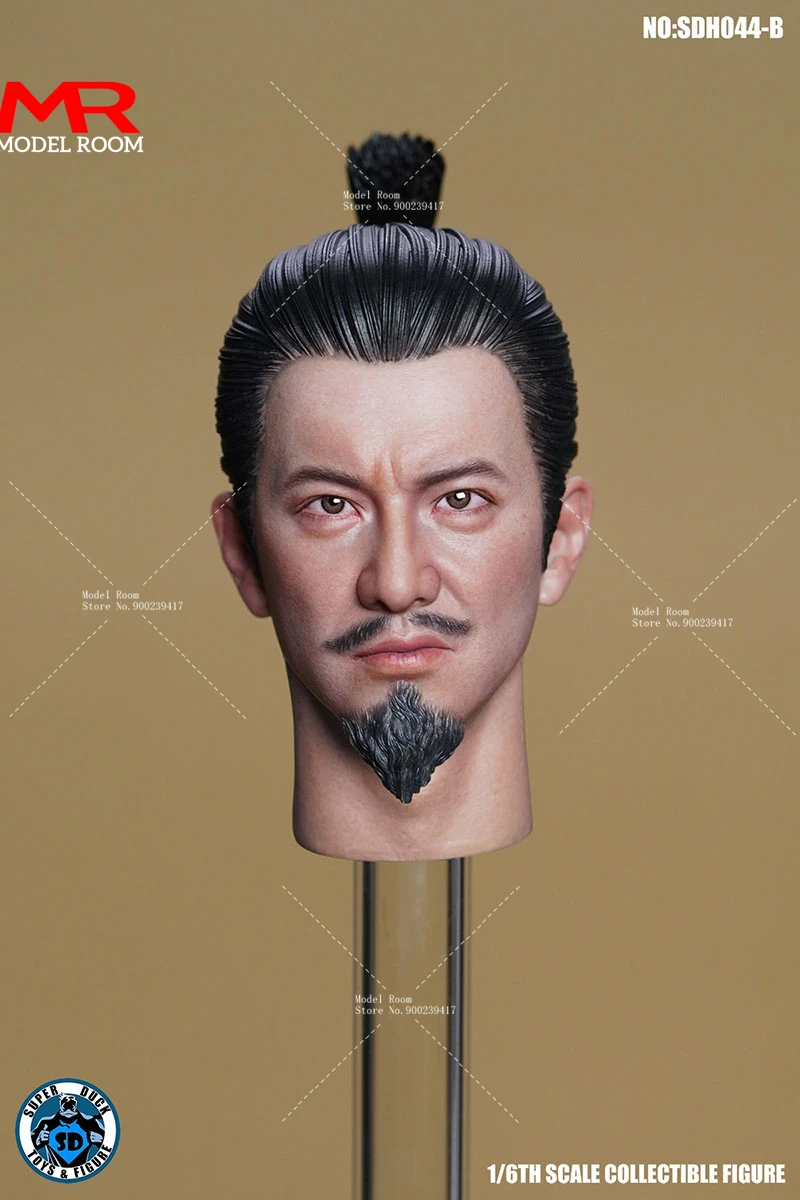 Super Duck SDH044 1/6 Kimura Takuya Head Sculpt Japanese Samurai Head Carving Model Fit 12'' Male Soldier Action Figure Body