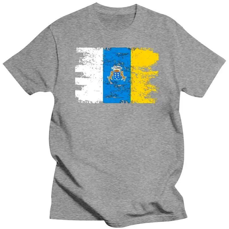 Men t shirt Canary Islands Shirt Gift Country Flag Patriotic Travel Africa Light tshirts fashion Women-tshirt beach man t shirt