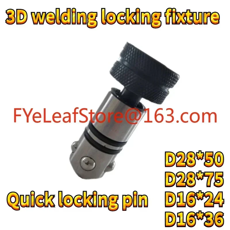 Welding Tightening Fixture D28D16 Quick Tightening Pin Countersunk part