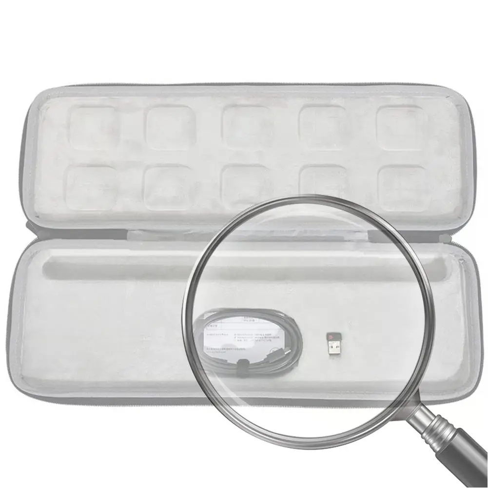 

Storage Bag Hard Shell Mechanical Keyboard for Logitech MX Keys Wireless Keyboard Portable Carrying Case Hard