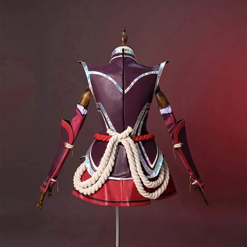 ROLECOS LOL Foxfire Ahri Costume Cosplay Gioco LOL ASU Nove Code Demone Volpe Ahri Vestito di Halloween Vestito Delle Donne