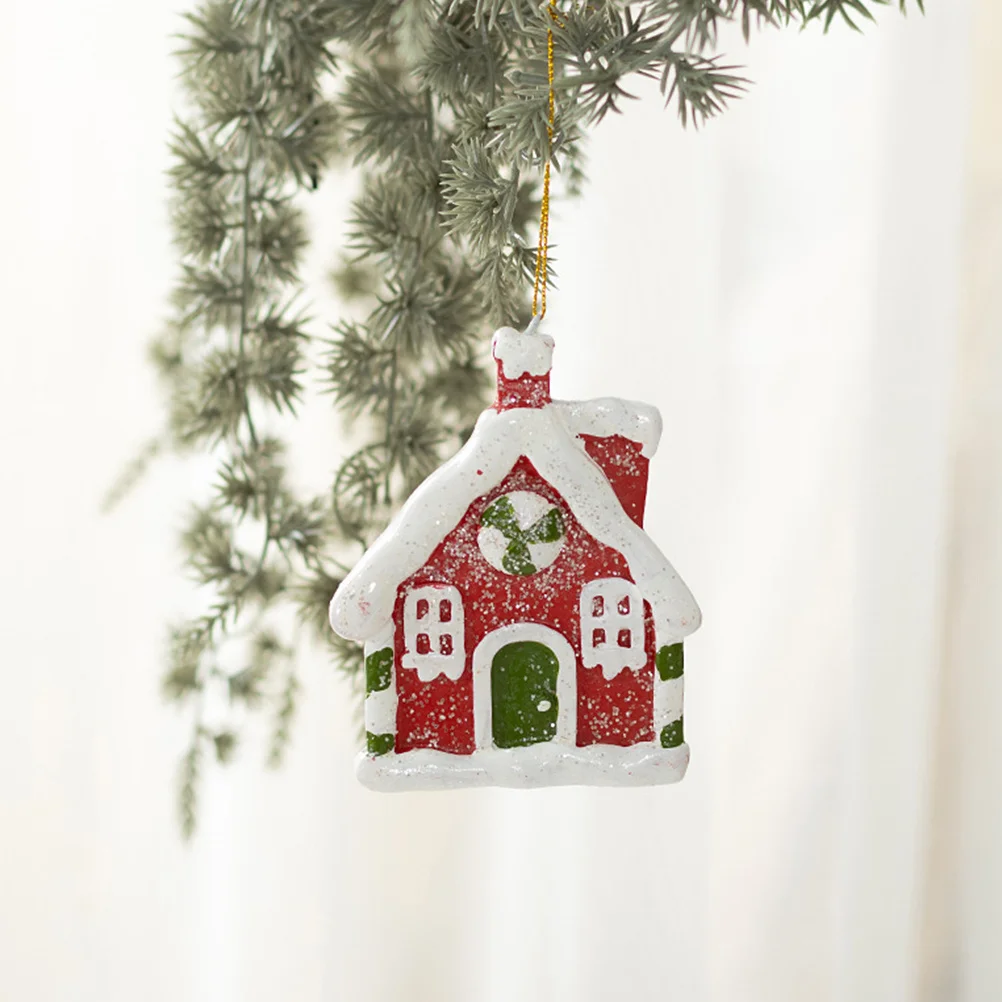 

1 set Christmas Hanging Ornament Resin Decor For Holiday Tree Xmas Decoration Indoor Festive Home Decor Signs Party Supplies