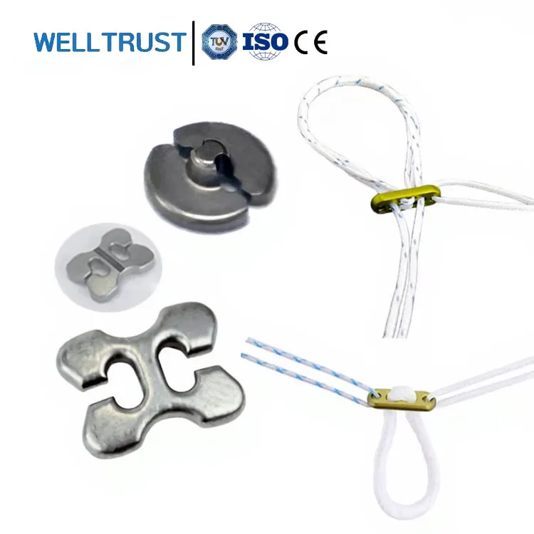 Factory Wholesale Price Orthopedic Arthroscopy Implants Loop Button System With Adjustable Loop ACL Instruments Endobutton