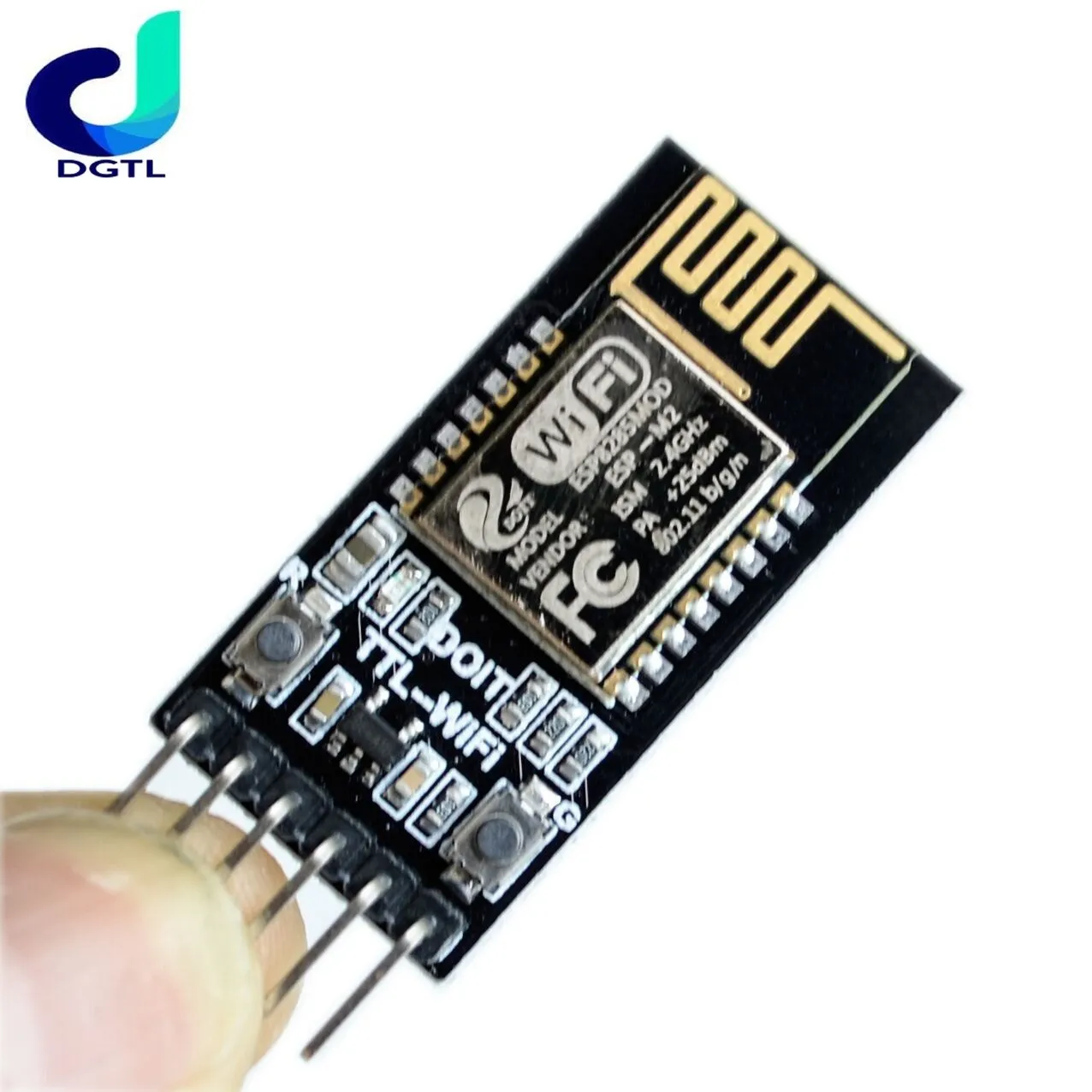 

DT-06 Wireless WiFi Serial Port Transparent Transmission Module TTL to WiFi Compatible with For Bluetooth HC-06 interface ESP-M2