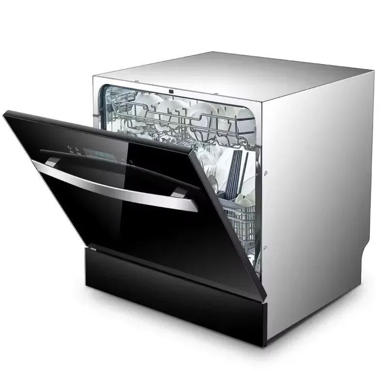 for  Commercial Electric Automatic Countertop Dishwasher Ultrasonic Industrial Restaurant 8 Place Settings Compact Cleaning
