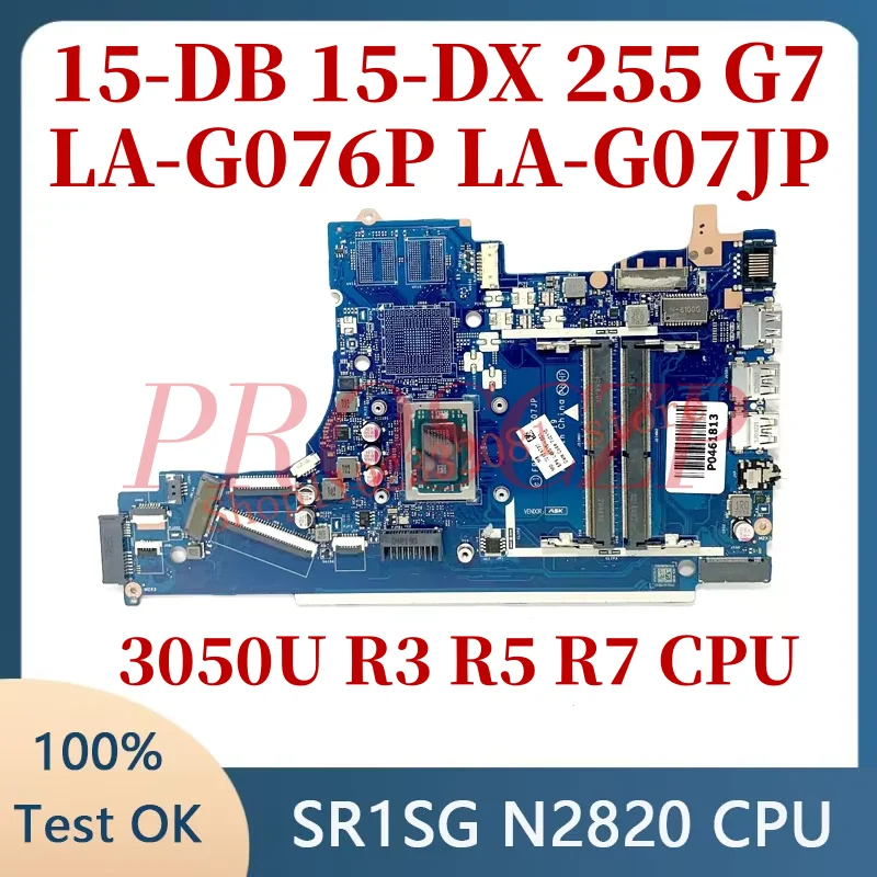 LA-G07JP LA-G076P For HP 15-DB 15-DX 255 G7 Laptop Motherboard