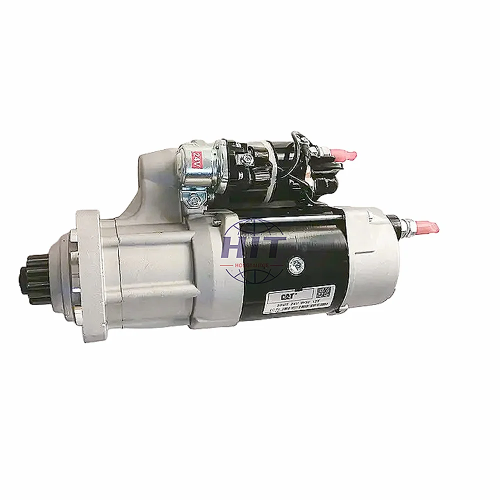

QSM11 24v Cummins diesel engine starter motor assembly 39Mt 8200699 excavator Caterpillar CAT