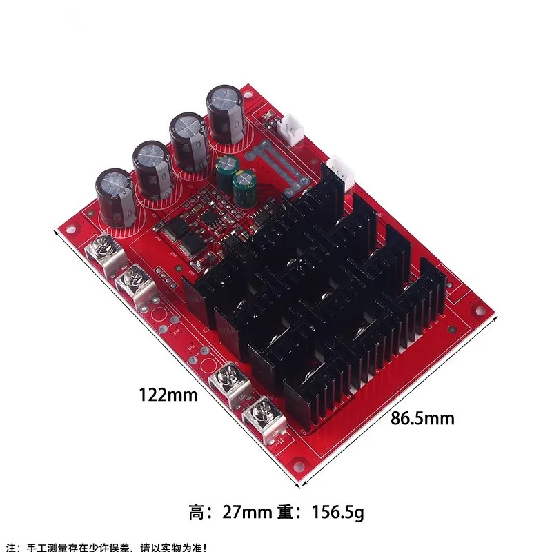 3000W DC motor governor Industrial grade LED speed control dimming module 12V24V48V speed control switch 60A