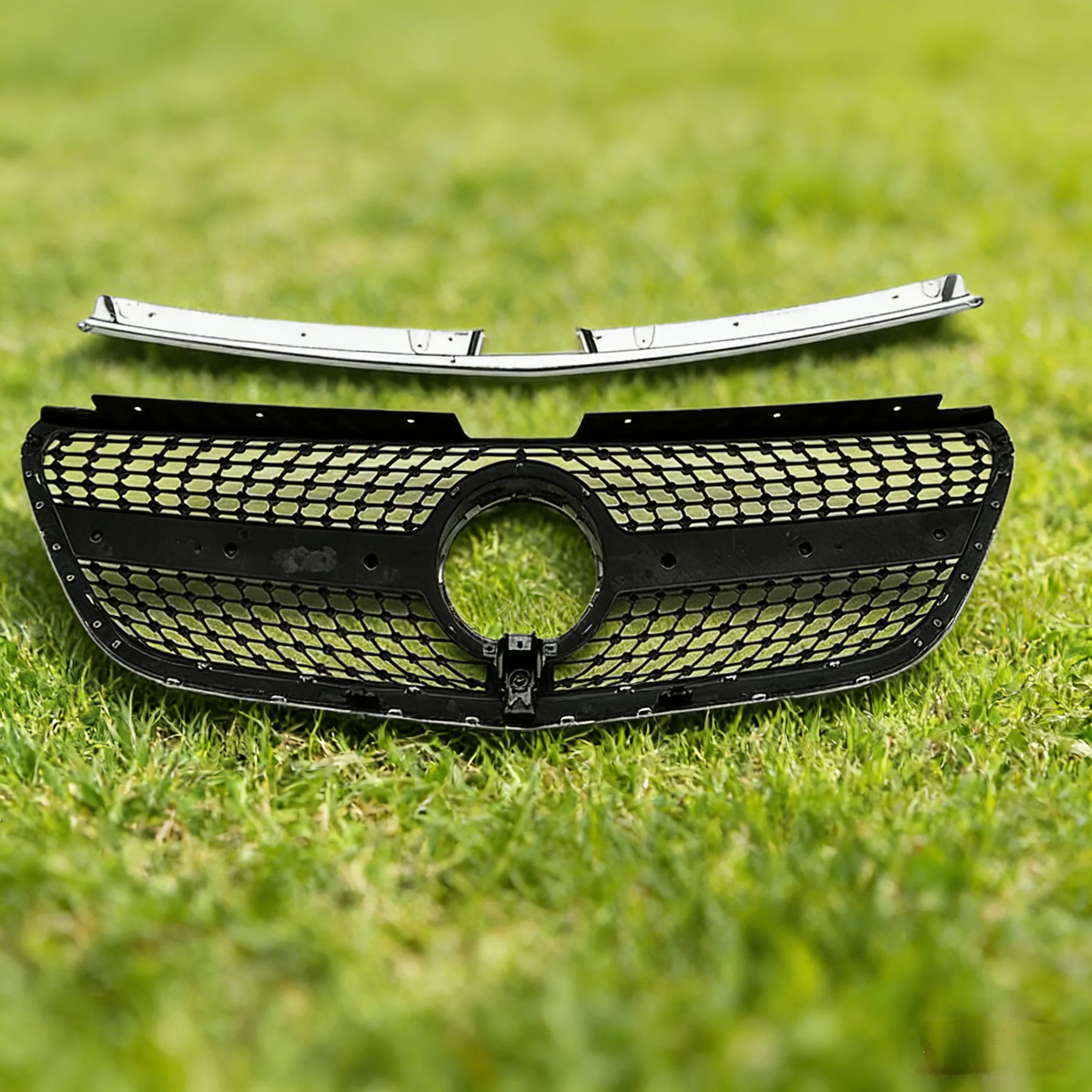 Starry Night Front Grille Cover Racing  Grills Body Kit - Direct OEM Replacement For Mercedes-Benz Vito W448/2021-2024