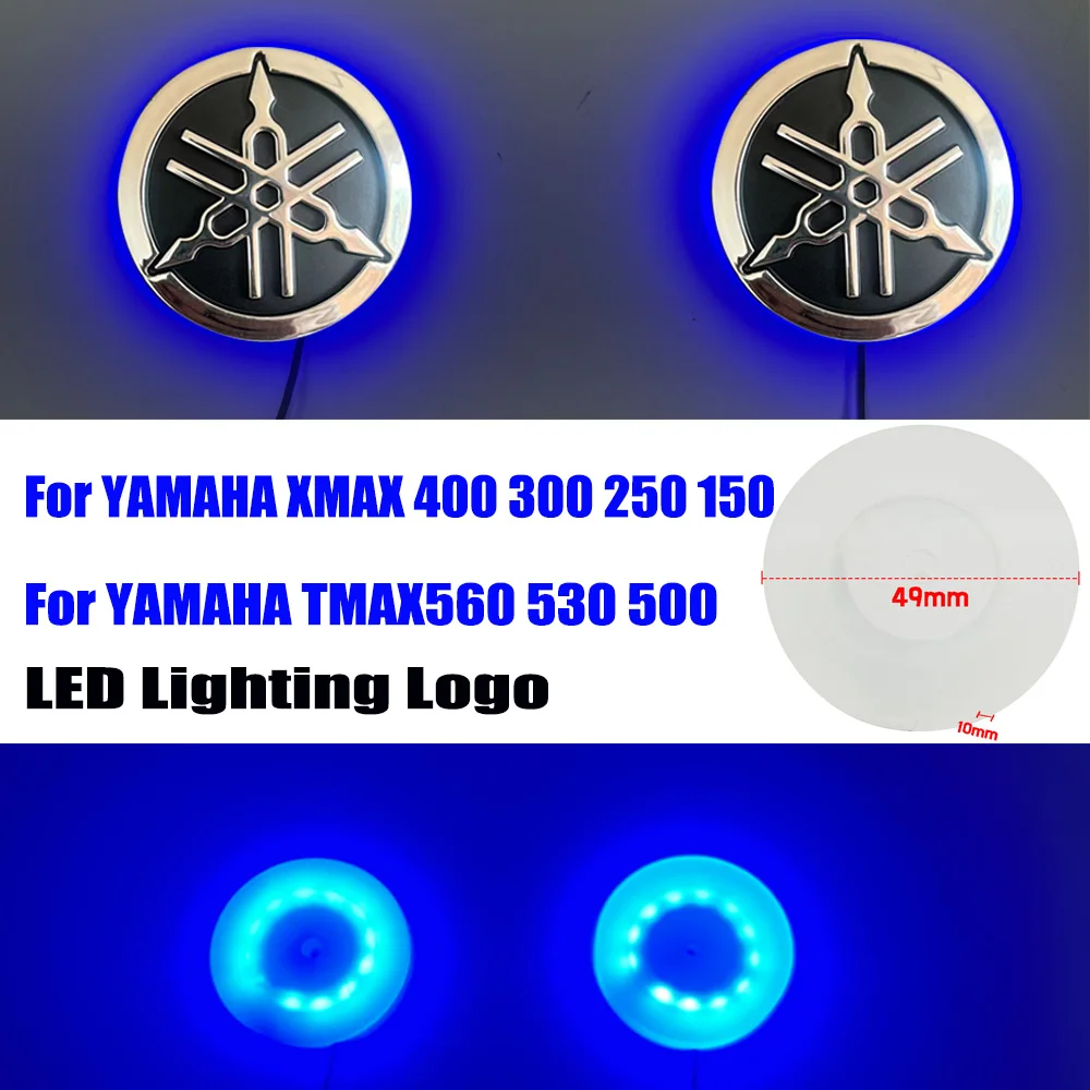 For Yamaha XMAX 300 TMAX 560 TMAX 530 XMAX400 XMAX250 XMAX150 TMAX500 Motorcycle LED Logo LED Decoration LED Lighting Light