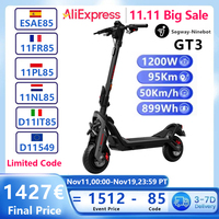 EU Stock Ninebot By Segway GT3 Electric Scooter 50km/H Max Speed 95km Long Range Dual Disc Brakes 2400W Peak Motor Kickscooter