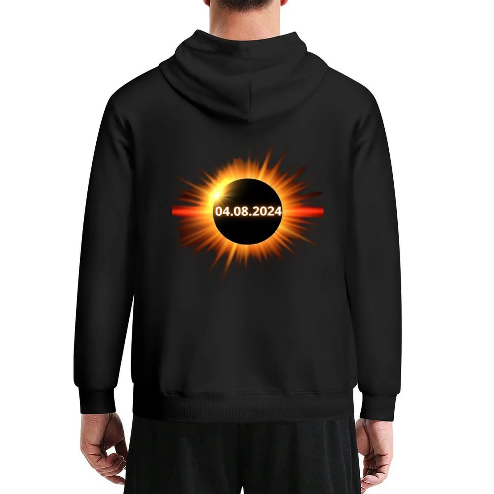 

Solar eclipse 2024 Hoodie korean style clothes anime clothing autumn japanese style hoodie streetwear
