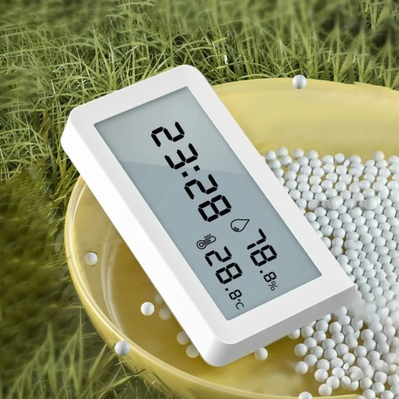 Electronic Thermometer Hygrometer Weather Station for Home Indoor High‑Precision Table Clock LCD Digital Humidity Monitor Device view 3