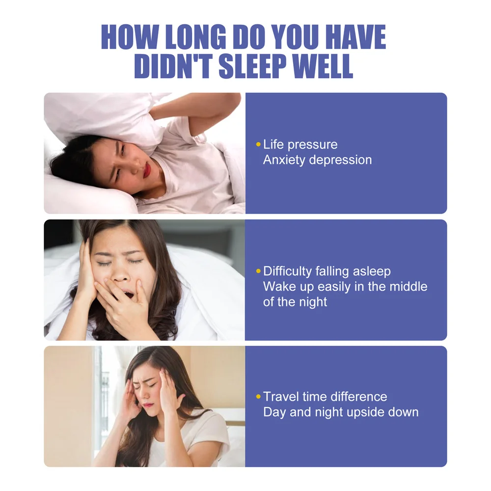 28pcs Improve Sleep Quality Stickers Herbal Medical Improve Insomnia Stickers Sleeping Patches Relieve Stress Anxiety