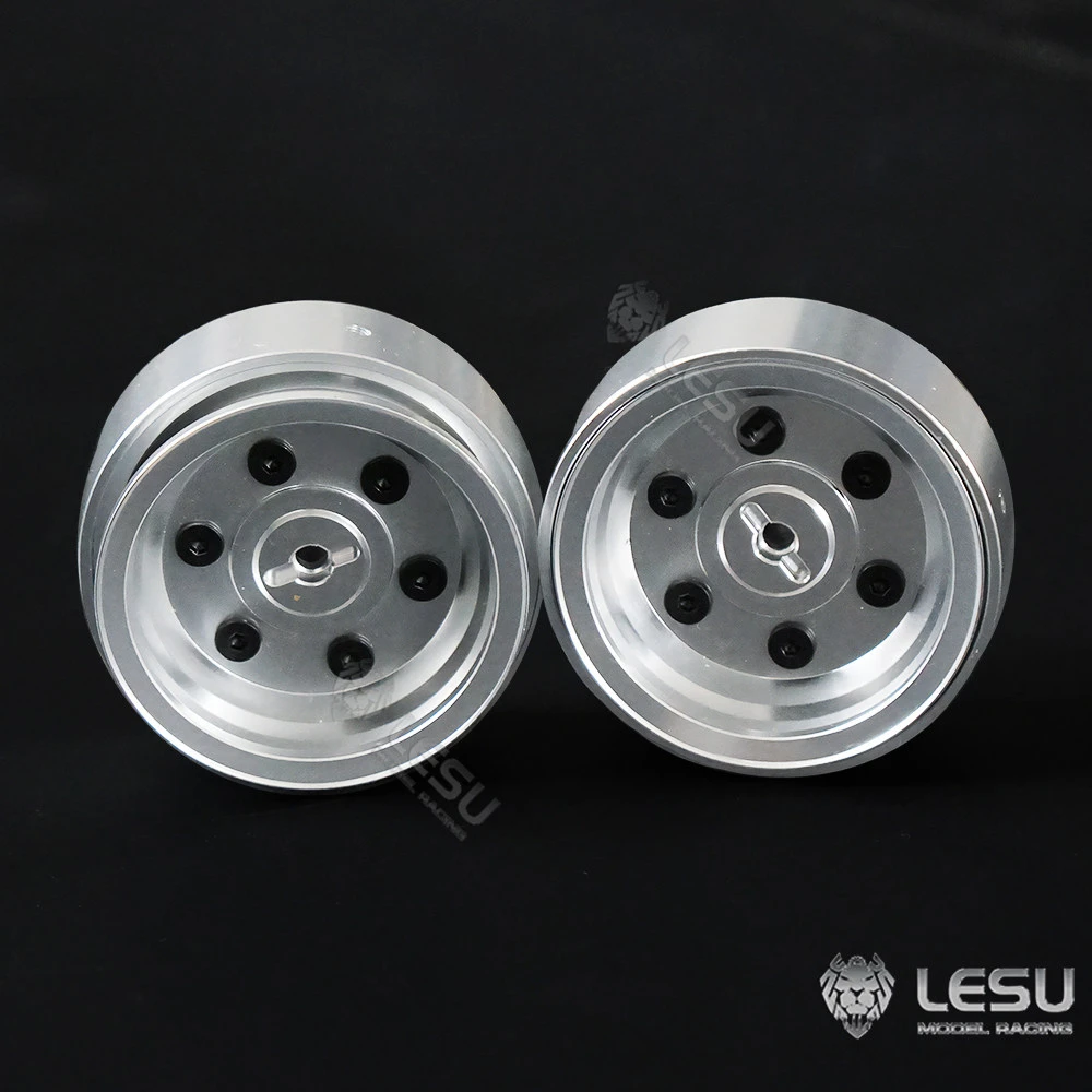 RC 1/14 LESU Metall-Hinterradnabe für Tamiya Hydraulikbagger Lader Muldenkipper für SCANIA MAN VOLVO Anhänger Kipper DIY-Teile – Detail 5