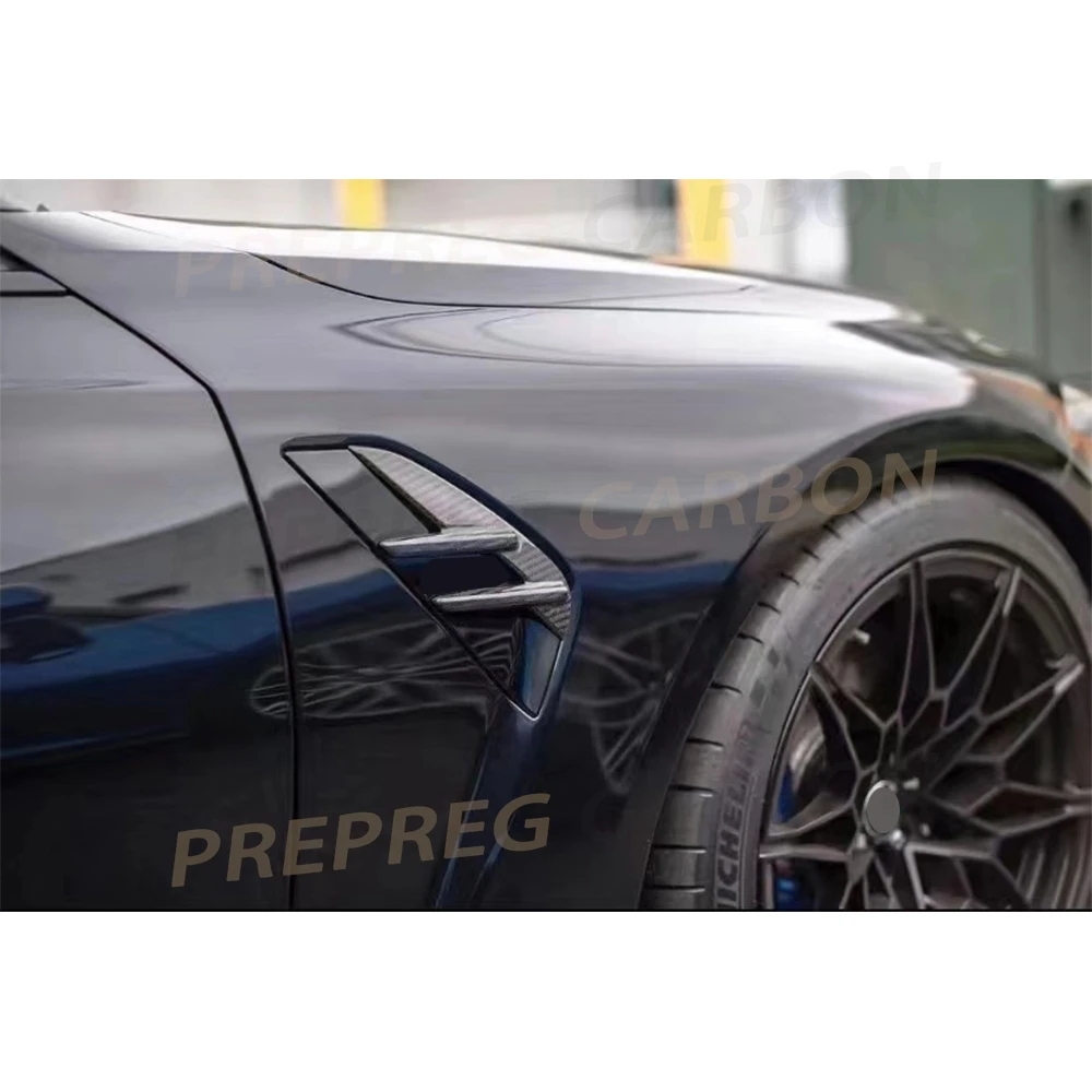 

Накладки на боковые воздухозаборники из сухого карбона для BMW 3 и 4 серии G80 M3 G82 G83 M4 2021+