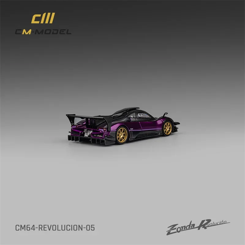 CM MODEL 1:64 Zonda Revolucion Purple Diecast Model Car