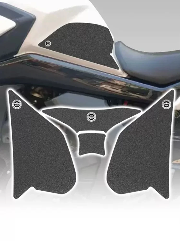 For CFMOTO 400GT 600GT Fish Bone Stickers Anti-Slip Protection Side Tank Modification for Motorcycles Fuel Tank