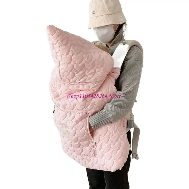  Lightweight & Portable Baby Poncho Blanket Cotton Baby Poncho Blanket Baby Hooded Wrap Perfect for Indoor & Outdoor Use