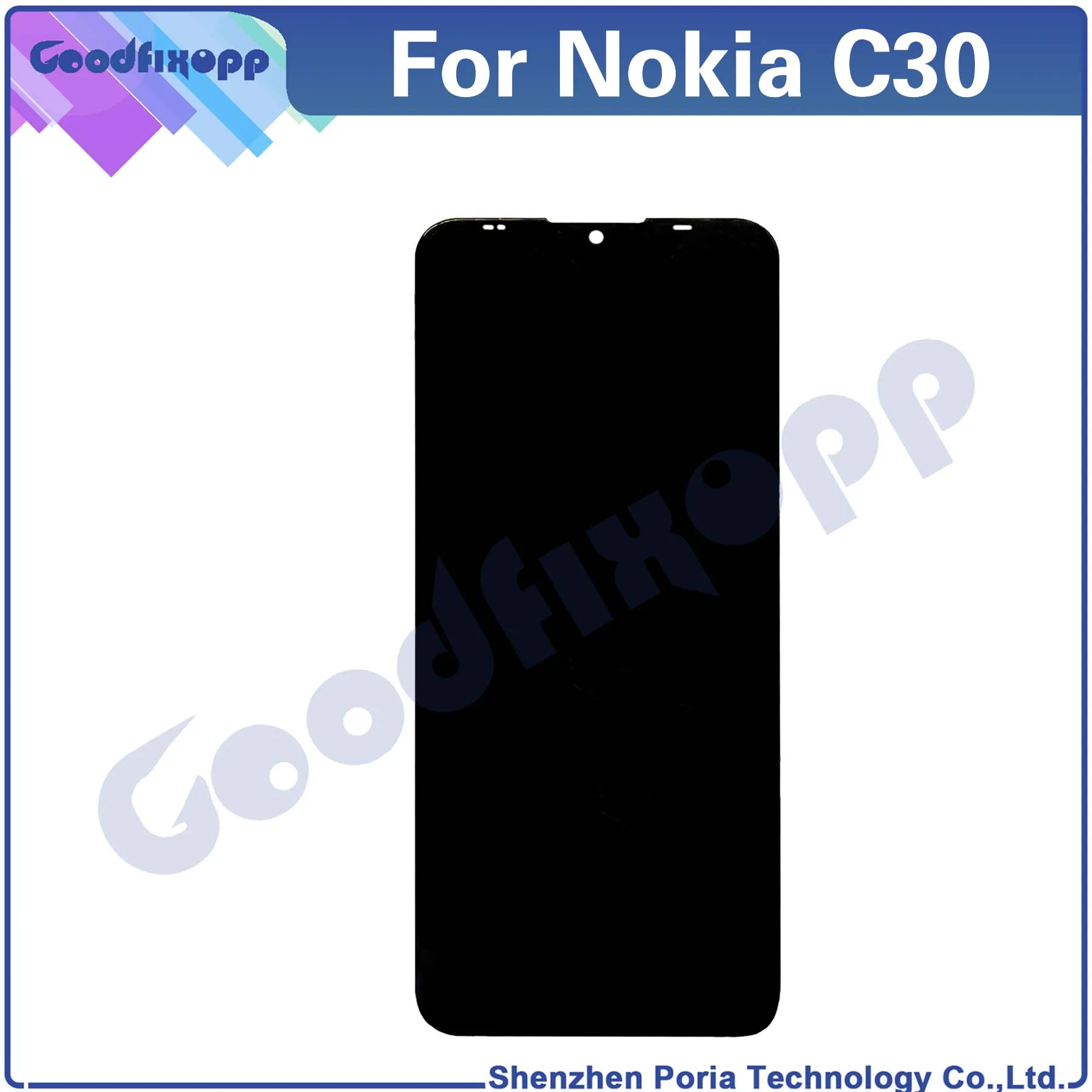 For Nokia C30 TA-1357 TA-1377 TA-1369 TA-1360 TA-1359 LCD Display Touch Screen Digitizer Assembly Repair Parts Replacement