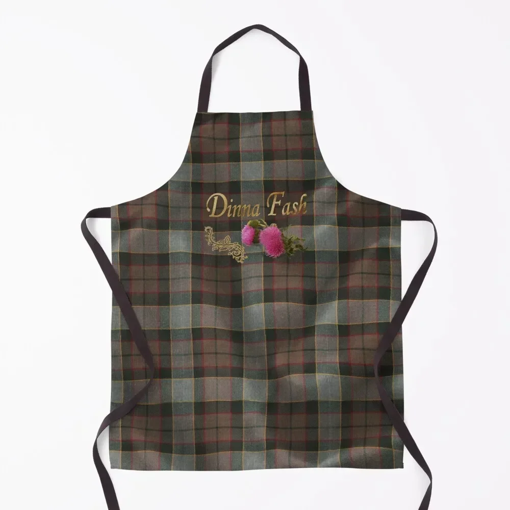 Dinna Fash, tartan Outlander Apron household woman House Things For Home And Kitchen Apron