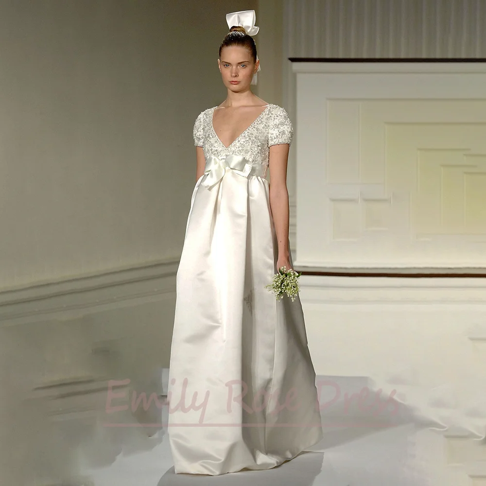 

Gorgeous Crystal Beads Applique Women Evening Dress V Neck Floor Length Celebrity Gowns Banquet Customized Vestidos De Festa