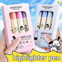 Double Ended Fluorescent Highlighter Color Marker for School Supplies Stationery Office Drawing Notes Durable Creative Gift Set