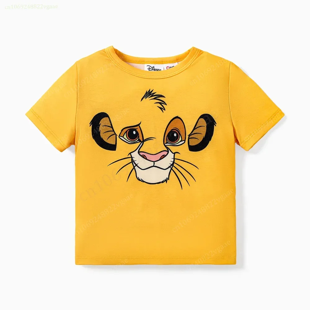 Disney The Lion King T Shirt For Kids Boy Girls Women Men Top Simba Tee Family Clothes Costume Streetwear Vacation