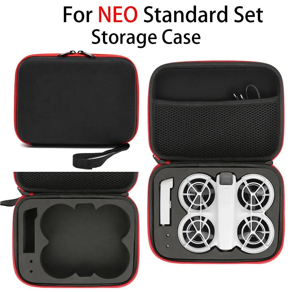 For DJI Neo Storage Bag Drone Battery Remote Control Box Portable Protective Carrying Case Drop-resistant Shell Handbag