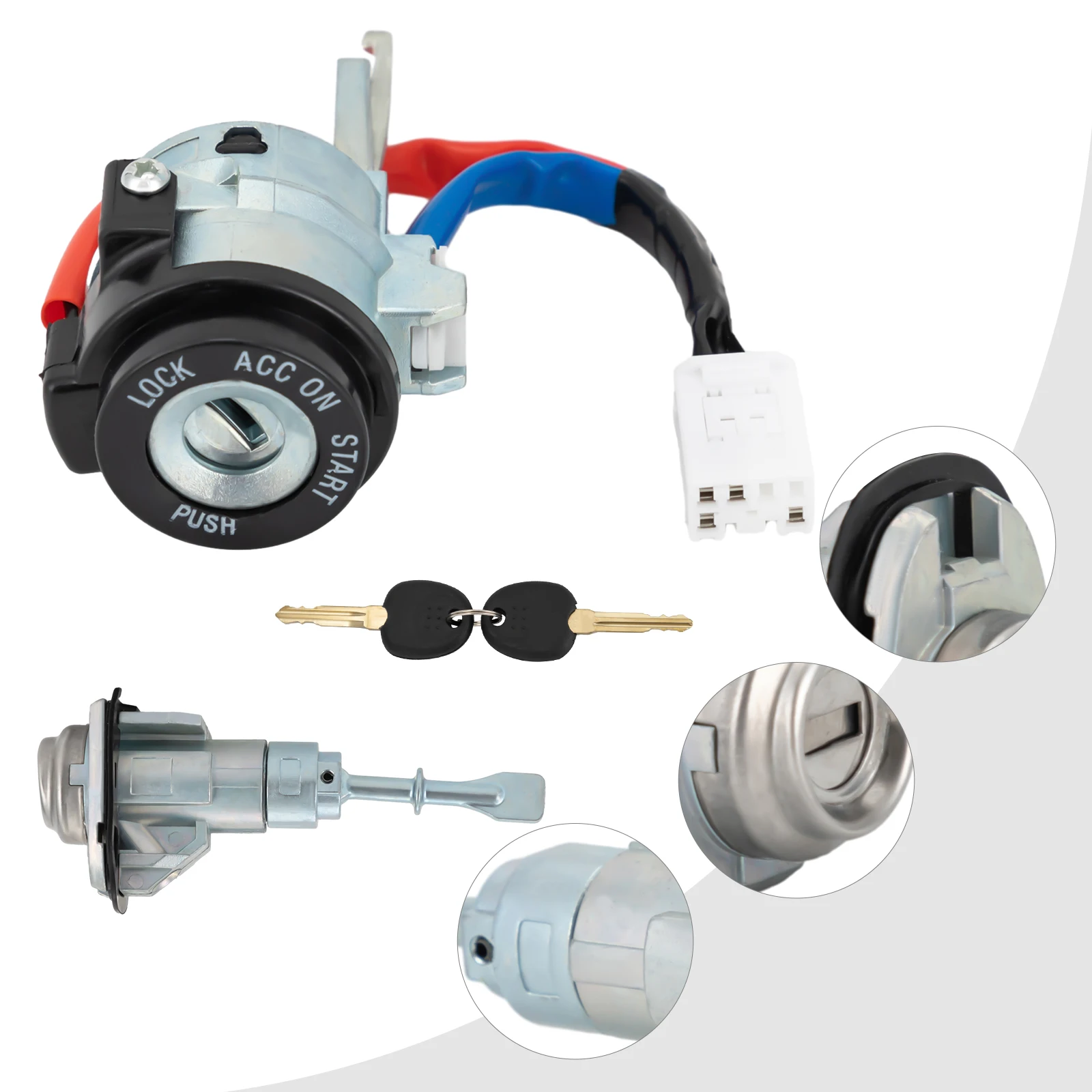 

Ignition Lock Cylinder & Door Lock with 2 Keys for Kia Forte 2014-2016, Full Door Lock Cylinder, Ignition Lock Cylinder