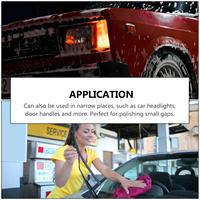 12pcs Waxing Sponge Pads For Car Polishing Buffing Wheel Scratch Repair Kit Furniture Wood Plastic Polisher Tool Cleaning Pad