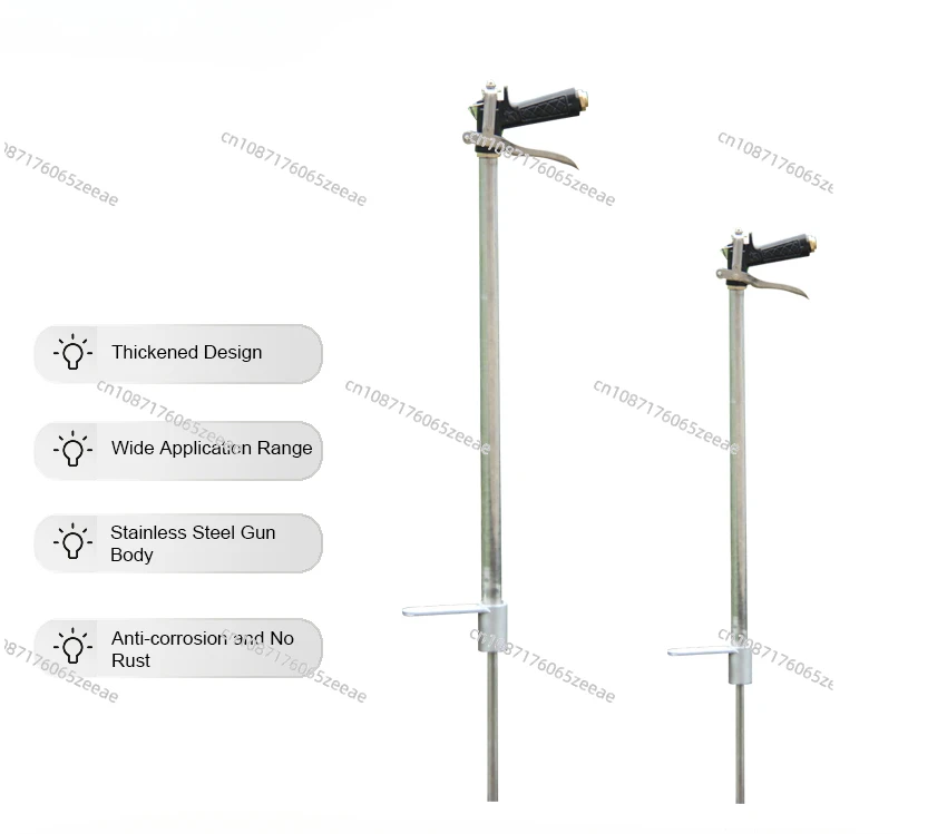 Stainless Steel Liquid High Pressure Farm Implement Fruit Tree Fertilization Gun Topdressing Gun