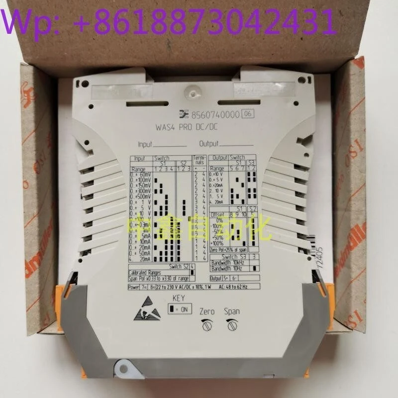 New WAS4 PRO DC/DC Analog Signal Isolator 8560740000 Inquiry 1PCS
