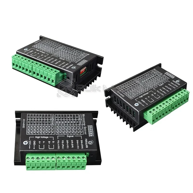 NVUM Mach3 Based 3/4 Axis USB Novusun CNC Controller Bundle with TB6600 Stepper Driver Mean Well Power Supply 24V 350W